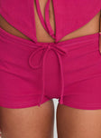 product Princess Polly Gracious Low Rise Mini Short Pink Low Rise Shorts